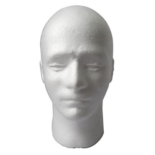 Precision Fine Styrofoam Mannequin Manikin Male Head Model Wig Hat Display TSUS