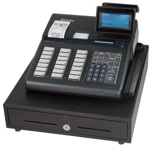 Samsung sps-345 cash register - raised keyboard w/ 2 station printer-w/ warranty for sale