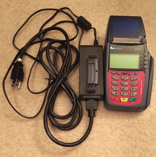 Veriphone vx510 credit card reader with power supply and cord for sale