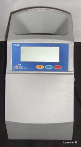 Royal Sovereign Digital Coin Sorter/Counter Machine model: FS-3D, MPN: E179660