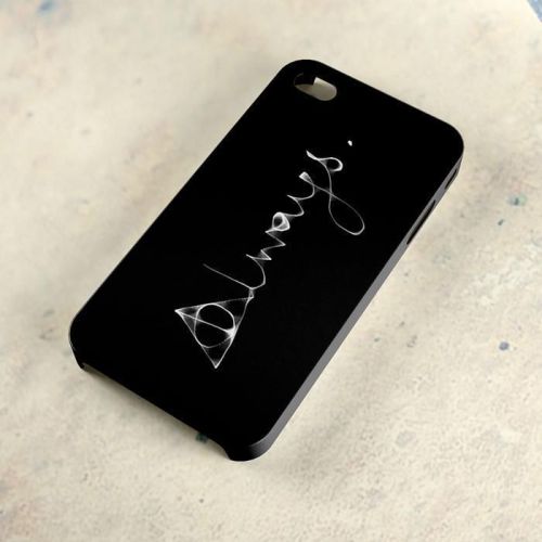 Harry Potter Deathly Hallows Always Quote A26 Samsung Galaxy iPhone 4/5/6 Case