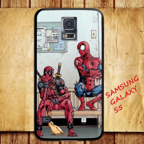 iPhone and Samsung Galaxy - So Funny Spiderman and Deadpool Cartoon - Case