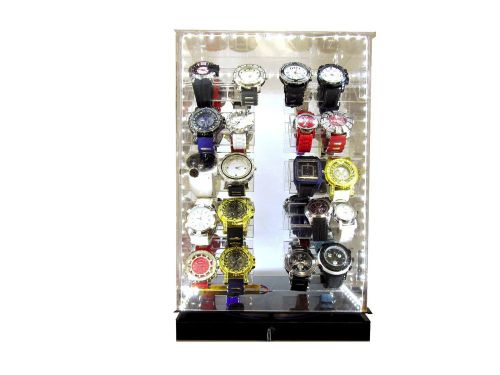 Watch display acrylic  two sided rotating led   f0003 for sale