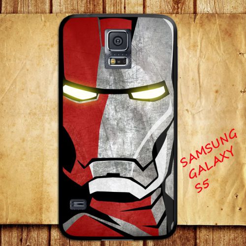 iPhone and Samsung Galaxy - Iron Man Head Art Superheroes - Case