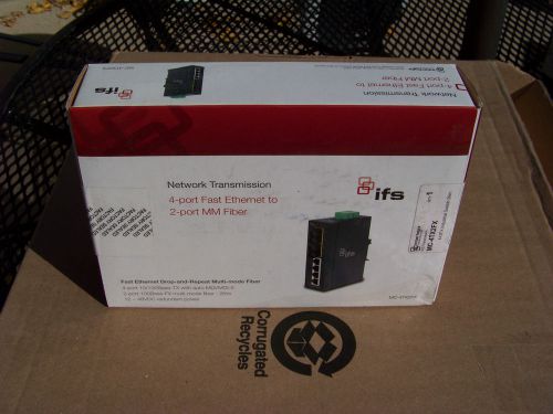 Utc interlogic mc-4tx2fx 4+2 port fast ethernet industrial mediaconvertor mm for sale