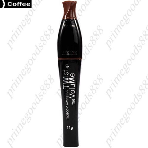 Waterproof Curling Mascara Cosmetic Item for Lady Girls Free Shipping in Coffee