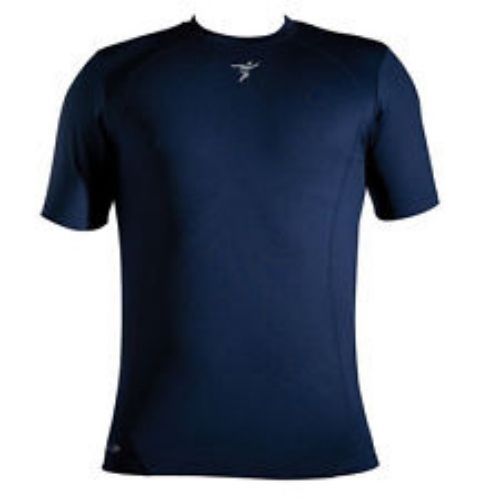 Base Layer Short Sleeve T Shirt Navy Blue Small 34-36&#034;