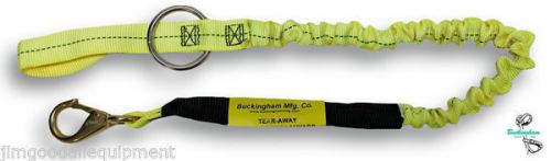 Tear Away Bungee Chainsaw Lanyard,48&#034; and # 2 Bronze Snap