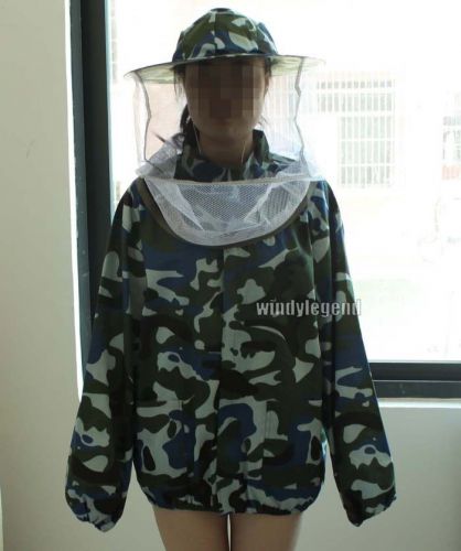 Beekeeping jacket veil smock with front fastening zip bee suit for sale