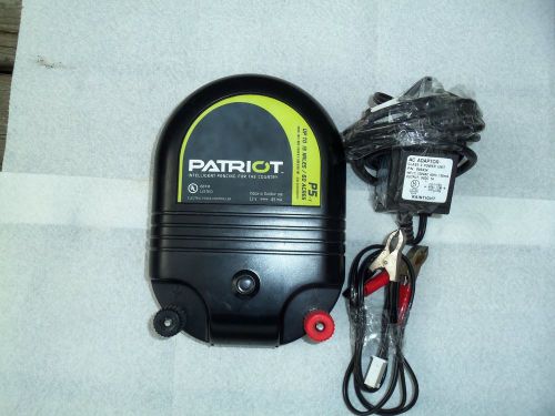 PATRIOT P5-1 ELECTRIC 15 MILE FENCE ENERGIZER..AC/DC..WITH TESTER