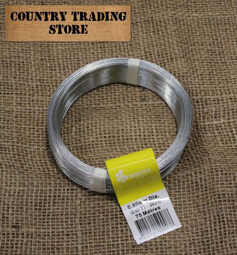 Galvanised Tie Wire 0.9mm x 75m Fencing 50007 Whites Wires