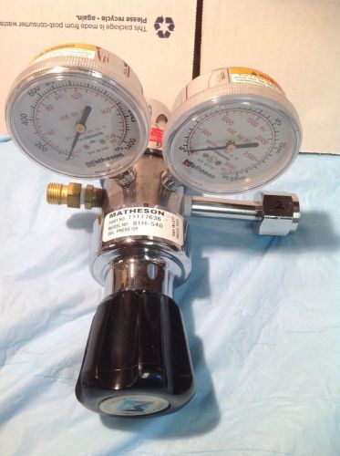 Matheson gas regulator cga 540 model # 81h-540 #2 del pressure max 125 psi for sale