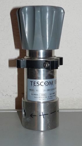 Tescom 26-2091d24s270ae high pressure low flow regulator 316 stainless steel for sale