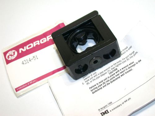 New norgren excelon 73/74 quikclamp connector 4314-51 for sale