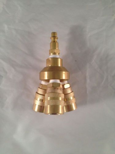3-way universal quick connect brass air tool manifold for sale