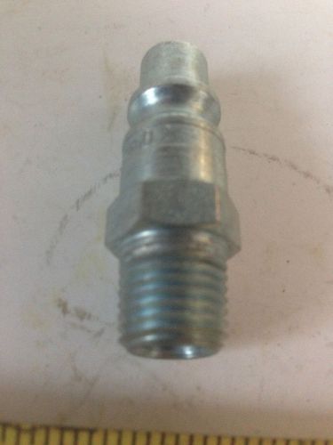 Amflo cp25-02 3/8 type e male 1/4 npt industrial plug fitting free ship for sale
