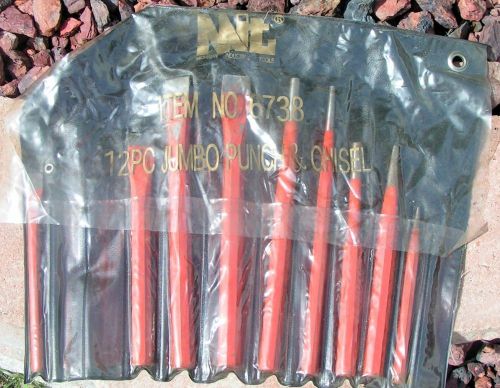 MICHIGAN INDUSTRIAL TOOLS 12 PIECE JUMBO PUNCH AND CHISEL 6738