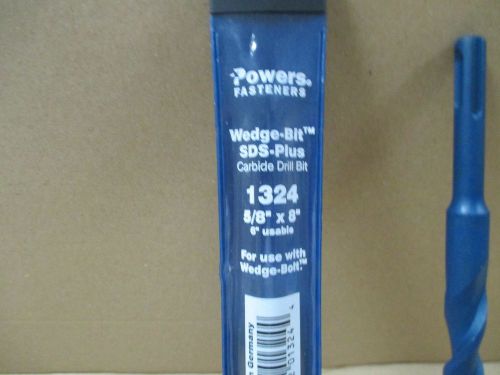 POWERS 1324 5/8&#034; X 8&#034; SDS-PLUS WEDGE BIT  NEW!  LOT OF 3!