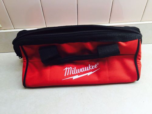 M12 milwaukee lithium-ion contractor tool bag tote teal new 13x7x7 hackzall dril for sale