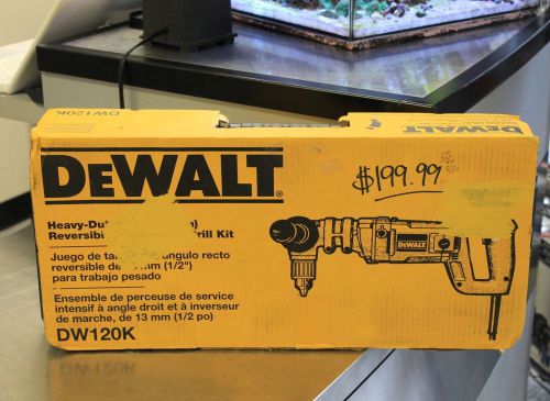 Dewalt DW120K HD Right Angle Drill (NEW)