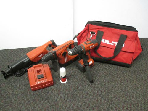 Hilti cordless  rotary hammer  hammer drill-driver  reciprocating saw for sale