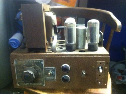 ANTIQUE  1945 DOALL SHARP  TubE  SELECTRON MAGNETIC CHUCK CONTROL POWER SUPPLY