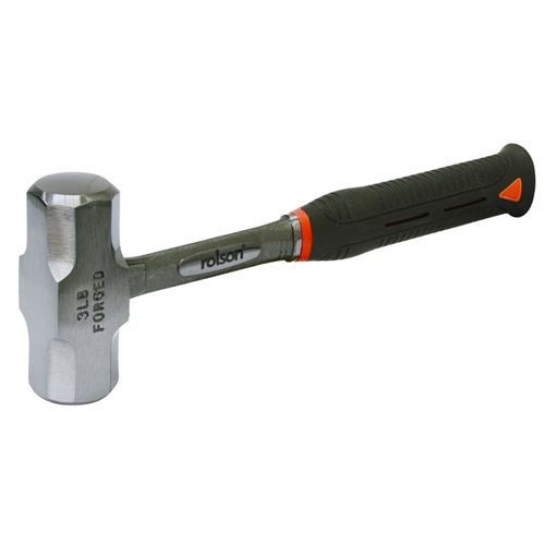 Rolson 10407 3Lb Short Shaft Sledge Hammer Work Building DIY House