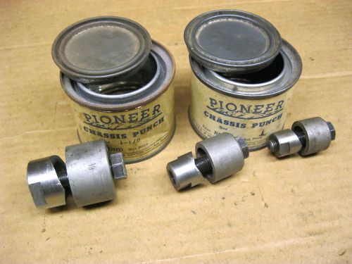 PIONEER CHASSIS PUNCHES WITH ORIGINAL TINS