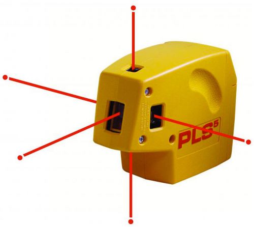 Pacific Laser Systems PLS5 PLS-60541 Laser Level Tool, Yellow