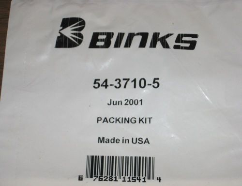 Binks packing gland kit 54-3710-5 for sale