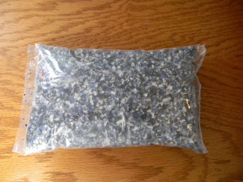 Epoxy paint chips flakes blue gray blend 1 lb bag for sale