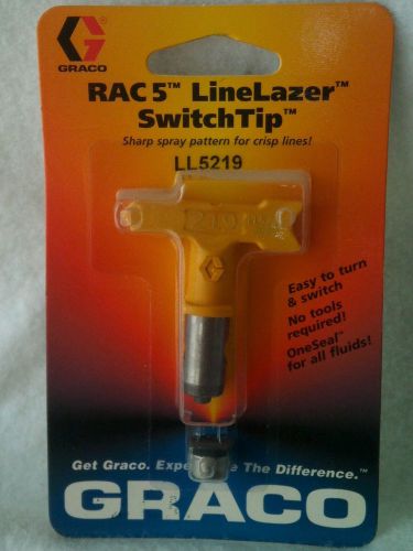 Graco rac 5 linelazer switch tip ll5219 line striper airless spray genuine new for sale