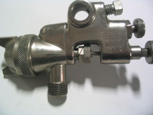 Binks model 600 automatic spray gun w/ 63pb air cap, used?? for sale