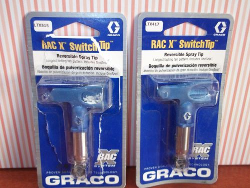 Graco, RAC X Switch Tip, Reversible Spray Tip, NEW, LTX417, LTX515