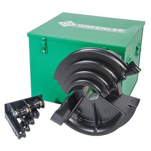 New greenlee pvc coated shoe group 555dx &amp; 555cx quad smart conduit pipe bender for sale