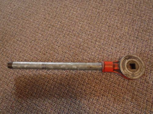 RIDGID D223 PIPE THREADER RATCHET W/ HANDLE 2-1/2&#034; TO 4&#034; PIPE 1&#034; SQUARE DRIVE