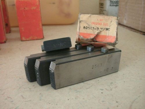NEW Collins/Rothenberger Threading Dies 3/8&#034; NC # 2503 Collins Machinery
