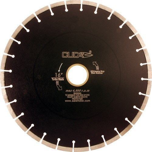 DSBK1612 16&#034; Cuda Laser Welded Steel Core 12mm Segments