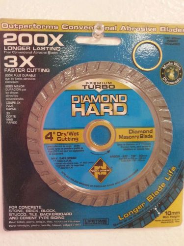 Planet Diamond 4&#034; Turbo Diamond Blades - 6 pack