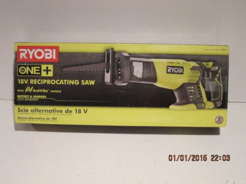 Ryobi 18 volt one+ plus cordless reciprocating saw-p514-free shipping, nisb!!!! for sale