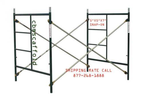 Snap-on 5&#039; x 5&#039; x 7&#039; masonry scaffolding box frame set for sale