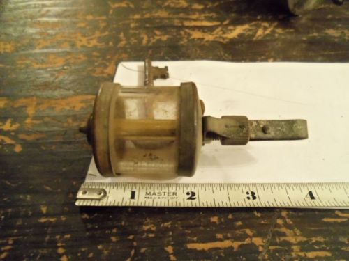 Antique brass glass oiler hit &amp; miss engines steam lubricator for sale