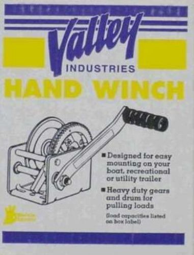 NEW! VALLEY Trailer Winch 1300 LB Capacity 54040