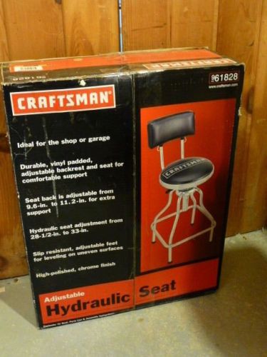 CRAFTSMAN ADJUSTABLE HYDRAULIC SEAT- NEW IN BOX-#961828- UNASSEMBLED