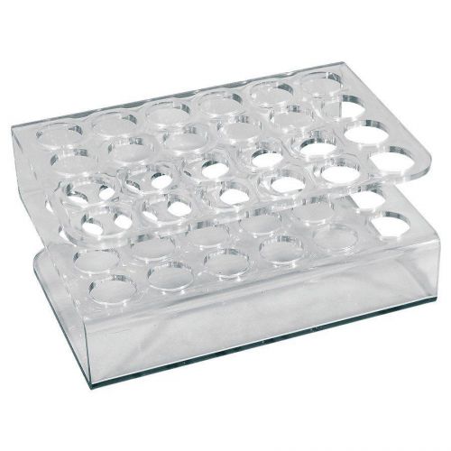 24-Hole Plastic Test Tube Rack for 5&#034; and 6&#034; Tubes