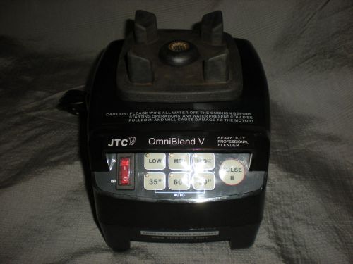 JTC Omniblend V TM-800A Commercial Blender Base Motor ONLY NO JAR