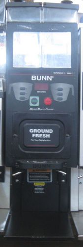 Black bunn 33700 portion control 2-hopper coffee grinder for smart funnel for sale