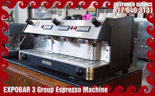 3 Group Expobar Espresso Machine