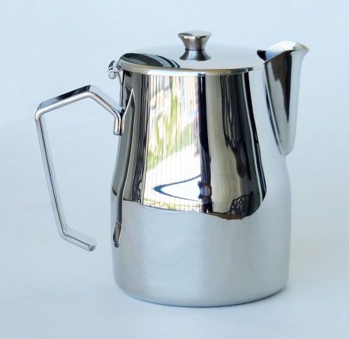 Motta europa professional stainless steel coffee /milk pot - italy 25 oz  75cl for sale
