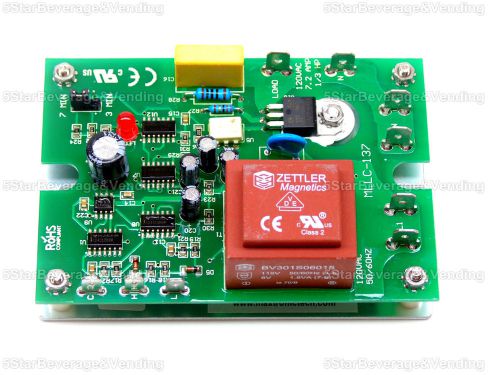 New servend liquid level control board p/n:00219104 - 120vac 50/60hz 7.2a 1/3hp for sale